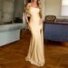 Women's Clothing Spring Temperament Sexy Slim Fit One Sleeve One Shoulder High Slit Dress_ecoleips.com