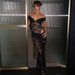 Absobe Sexy Lace Sheer Bodysuit Split Maxi Dress Set Women Off Shoulder Backless Hollow Out Long Sleeve Elegant Party Outfit_ecoleips.com