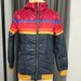 Trendy Zip-Up Hooded Jacket - Women’S Cropped Quilted Coat With Color-Block Design (Black/Blue-Red, Xs-Xxxl)_ecoleips.com