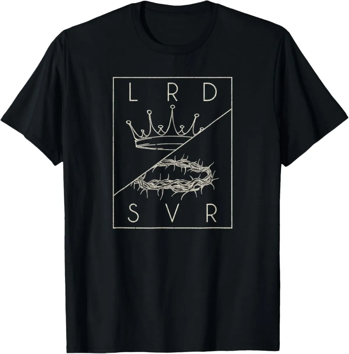 Women's T-Shirts Vintage Retro Jesus Christian Lord & Savior Graphic T-Shirt_ecoleips.com
