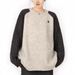 Women's Clothing Unisex Oversized Color-Block Knit Sweater | Korean Streetwear Style | Drop Shoulder Design | Acrylic Blend | Fall Winter Fashion_ecoleips.com