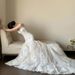 Women's Clothing Fishtail Tube Top Travel Photography Light Wedding Dress_ecoleips.com