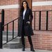 Elegant Trench Coat For Women - Slim-Fit Belted Long Coat With Pockets, Perfect For Autumn & Winter_ecoleips.com