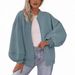 Women's Casual Baseball Jacket – Lightweight Fall & Winter Coat With Zip-Up Front & Pockets (S-XXL, Loose Fit, Streetwear Style)_ecoleips.com