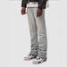 Women's Clothing Fashion Ins Hot Elastic Diamond Straight Jeans_ecoleips.com