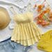Women's Clothing New One Shoulder Tube Top Vest For Women In Summer With Niche Design And Ruffled Skirt_ecoleips.com