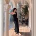 Sweet Spicy Girl Off-Shoulder Tube Women Summer Pure Desire Base Layer Inner Elastic Slit Bodycon Long Dress_ecoleips.com