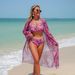 Tropical Print Bikini Set – 3-Piece Swimwear For Women With Removable Padding & High-Cut Leg (S-XXL, Quick-Dry Fabric)_ecoleips.com