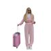 2025 Casual Women Street Style Sleeve Hooded Cardigan Elastic Long Pants Two Piece Set_ecoleips.com