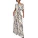 Women's Clothing Striped Vacation Style Oblique Shoulder Strap Jumpsuit Wide Leg Trousers_ecoleips.com
