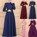European American 2022 Goddess Style Round Neck Sleeve With Button Decoration, Simple Cuffed Sleeves, High Waist, And_ecoleips.com