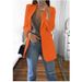 Wish 2021 European And American Fashion Lapel Slim Fit Cardigan Elegant Women's Blazer_ecoleips.com