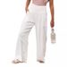 2026 Spring/Summer Clothing: Cross-Border Women's Casual Loose Cotton Ruched Vintage Mid-Waist Export Pants_ecoleips.com