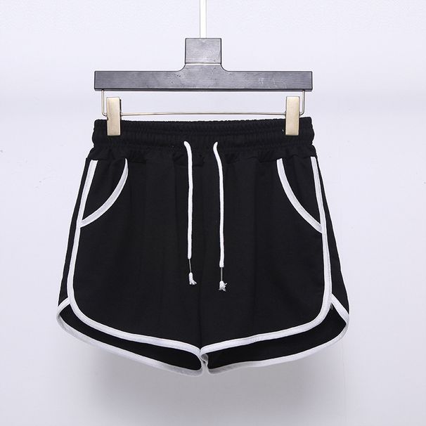 Women's Clothing New Loose Casual Large Size Student Running Elastic Waist Wide Leg Hot Pants Outer Wear_ecoleips.com