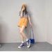 Irregular Workwear Half Skirt Pants Summer Thin High Waist Slimming Plus Size Sister Pear Shape Body A-line Shorts_ecoleips.com