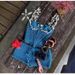 Women's Clothing Spring And Summer New Fashion Sexy Solid Color Navel Baring Sling Beaded Top Short_ecoleips.com