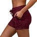 Women's Clothing Base Quick Drying Yoga Leisure Sports Waist Tie Elastic Elastic Yoga Shorts_ecoleips.com