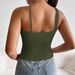Women's Cross Front Halter Neck Cami - Elegant Summer Sleeveless Top With Adjustable Ties_ecoleips.com