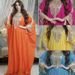 European And American Cross-border Arabic Long Robe Women's Abaya Chiffon Dress With Embellishments, Dubai Plus-size_ecoleips.com