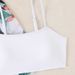 "Women's Swimwear Set With Printed Cover-Up - Comfortable Polyester Bikini & Shorts For Beach Vacation Pool Party_ecoleips.com