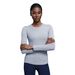 Modal Long Sleeved Yoga Wear, Women's Slim Fit, Breathable Running And Fitness Wear, Casual Sports T Shirt D25145_ecoleips.com