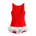 Women's Clothing Style Fashion White Sleeveless Short Ruffle Dress_ecoleips.com
