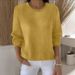 2026shein Cross-border European American Independent Site Autumn And Winter Long-sleeve Solid Color Sweater_ecoleips.com