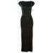 2023 Autumn Fashion Trend Women's New Short Sleeve Round Neck Slim Fit Bodycon Backless Dress_ecoleips.com