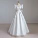 French Light Wedding Dress 2025 New Bride Temperament Simple Forest Style Travel Shooting Fairy Temperament Welcoming Dress_ecoleips.com