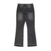 Women's Clothing Vintage Washed Flare Jeans For Women, Distressed Patchwork Denim Pants With 70s Retro Style (S-XL, Blue/Black)_ecoleips.com