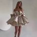 New European And American Tube Top Dress Short Bow Princess Dress Coming Of Age Birthday Party Small Skirt Female_ecoleips.com