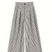 High-Waisted Japanese Style Striped Suit Pants Women's Loose Fit Straight Leg Slimming Wide Leg Design_ecoleips.com