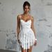JY23665 Sexy Hot Girl Summer Suspender Dress European American Style Fashionable Elegant Slim Fit Lace A-Line Women's Dress_ecoleips.com