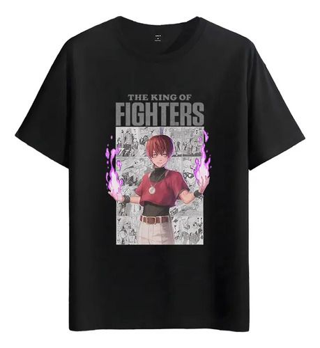 Women's T-Shirts Tshirt Muscle Freaks Kyo Kusanagi Estilo The King Of_ecoleips.com