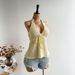 Summer Halter Neck Suspender Top For Women Solid Color Three Dimensional Tie Waist Short Strapless Style_ecoleips.com