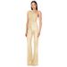 Women's Clothing Jumpsuits Fashion Sleeveless One Shoulder Backless Sequin Jumpsuits_ecoleips.com