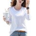 This Korean-Style Long-Sleeved Buttoned T-Shirt For Autumn And Winter Is Designed For Women, Featuring A Slimming Fit Th_ecoleips.com