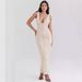 2024 European And American Style French Rich Lady Fashion With Three-dimensional Flowers, Sexy High-waisted Slim-fit_ecoleips.com