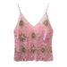 Aria Basics Aria Basics European American Style Heavy-duty Sequin Camisole Women, Summer Design, Suitable For Outerwear, Thai-style Sweet And_ecoleips.com