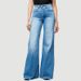 Women's Clothing Women's Jeans Slim Slim Bell Bottom Denim Trousers For Women_ecoleips.com
