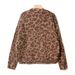 SEZANE New Leopard Print Loose Round Neck Pullover Casual Long Sleeve Sweater Slimming Autumn Winter_ecoleips.com