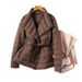 Women's Winter Slim-Fit Lace-Up Coat – Lightweight Quilted Jacket With Bio-Down Filling (Black/Khaki/Brown, S-XL)_ecoleips.com