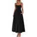 2026 European And American Foreign Trade Cross-border Women's Clothing Bestseller: Spaghetti Strap Pleated Tank_ecoleips.com