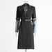 Women's Clothing Women's Streetwear Trendy Trench Coat Spring Fashionable Suit Collar Long Sleeve Denim Patchwork Long Waist Cinching Coat_ecoleips.com