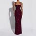 Sexy Elegant Sequined Bodycon Long Dress Formal Evening Party Prom Gown Cocktail Reception Dinner Sequin Fitted Maxi Dress_ecoleips.com