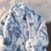 Women's Oversized Tie-Dye Fleece Jacket – Thick & Stylish Winter Coat (Red/Grey/Blue, M-3XL)_ecoleips.com