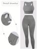 Women's Clothing Sports Yoga Suit Fitness Bra Hip Lift Quick Dry Yoga Pants High Elastic Sports Yoga Suit_ecoleips.com
