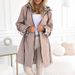 Trendy Hooded Plaid Jacket – Lightweight & Stylish For Fall & Winter | Casual Streetwear Coat_ecoleips.com