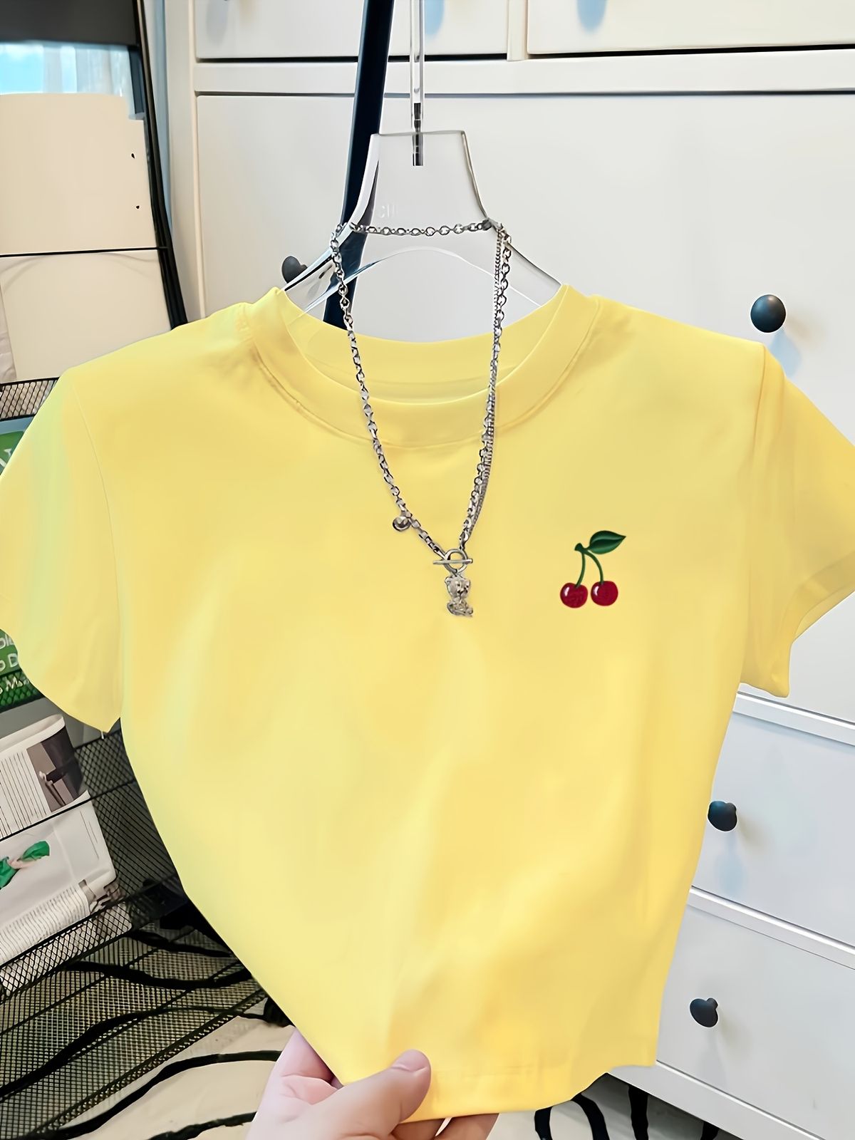 ummer Women Trend Ultra-Short T-Shirt Top Printed Elegant Women's ClothingEinteiliges_ecoleips.com