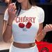 Sweet Cherry Print Cropped T-Shirt Trendy Letter Embellishments Available In Multiple Colors Youthful And Energetic Women's Top_ecoleips.com
